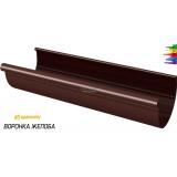Желоб коричневый - водосток Rainway 130/100