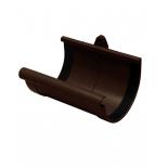 Муфта желоба коричневая - водосток Rainway 130/100