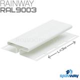 H-профиль белый Rainway (L=3 м)